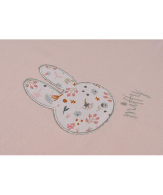 Βρεφικό Σετ Προίκας (8τμχ) Design 71 Σoμόν Λουλούδια της Miffy (100x140)