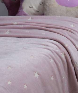 Παιδική Fleece Κουβέρτα Μονή INTERSTELLAR της NEF-NEF (160x220) - PINK