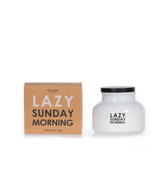 Αρωματικό Κερί LAZY SUNDAY MORNING της NEF-NEF (425gr) - WHITE