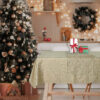 Christmas 0715 Χριστουγεννιάτικο Τραπεζομάντηλο της DAS HOME - ΜΠΕΖ-ΧΡΥΣΟ