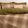 Σετ (4τμχ) Σεντόνια King Size (Γίγας) Casual Line TARA της MELINEN (260x270) - OLIVE 1