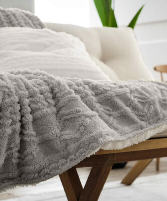 Κουβέρτα καναπέ Nellie Elephant Grey 725/45 της GOFIS HOME (135x175)