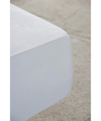 Κατωσέντονο με λάστιχο Υπέρδιπλο Unicolors της NIMA HOME (165x205+35) - White