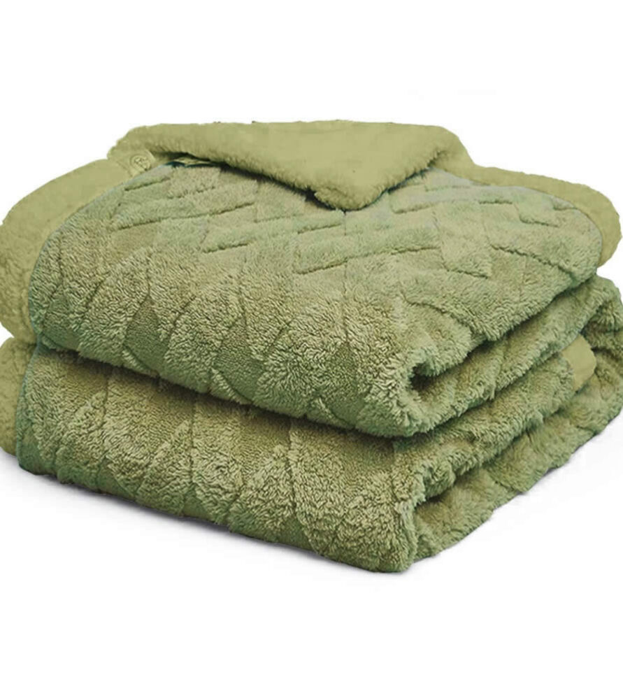 Κουβέρτα με Γουνάκι Υπέρδιπλη Callista της BOREA (220x240) - Λαδί