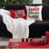 Χριστουγεννιάτικο Διακοσμητικό Μαξιλάρι SANTA PLEASE OFF WHITE της NEF-NEF (45x45) 1