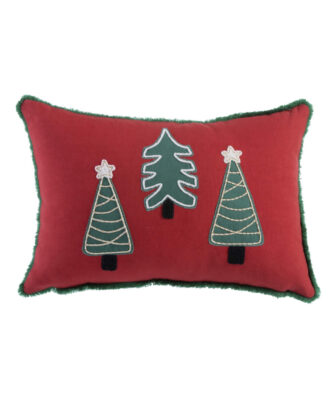 Χριστουγεννιάτικο Διακοσμητικό Μαξιλάρι JINGLE BELLS RED της NEF-NEF (30x45)