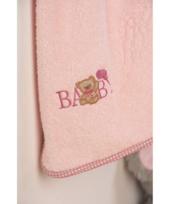 Βρεφική Κάπα Baby Bear 162 της DIMcol (75x85) - Ροζ