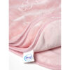 Βρεφική Βελουτέ Κουβέρτα Κούνιας Sweet Bear 12 της DIMcol (110x140) - Pink 1
