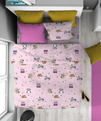 Παιδικό Πάπλωμα Μονό Sweet Dreams 550 της DIMcol (160x240) - Pink