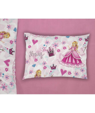 Παιδική Μαξιλαροθήκη (1τμχ) Princess 390 της DIMcol (50x70) - Pink