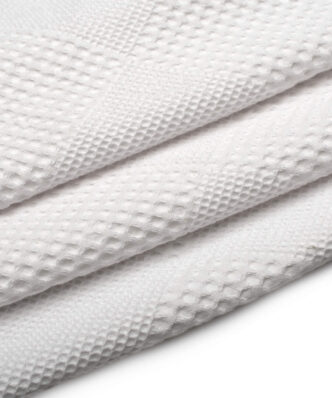 Μονόχρωμη Κουβέρτα Πικέ της DIMcol - Λευκό