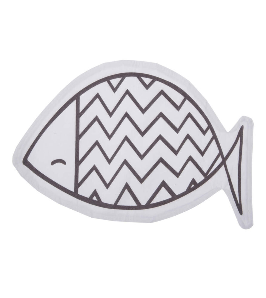 Σουπλά (2 όψεων) FISH STYLE της NEF-NEF (33x50) - YELLOW/BLACK