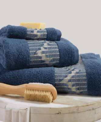 Σετ (3τμχ) Πετσέτες Μπάνιου CANFIELD BLUE  της NEF-NEF - BLUE