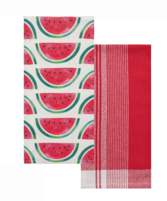 FAZZY 247 Σετ (2τμχ) Πετσέτες Κουζίνας της ΚΕΝΤΙΑ (40x60) - RED - GREEN