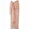 SARONG 242 Παρεό Παραλίας της ΚΕΝΤΙΑ (170x110) - DUSTY PINK 1