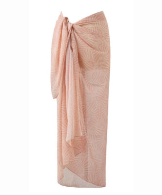 SARONG 242 Παρεό Παραλίας της ΚΕΝΤΙΑ (170x110) - DUSTY PINK