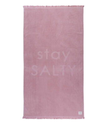 Πετσέτα Θαλάσσης STAY SALTY PINK της NEF-NEF (90x170)