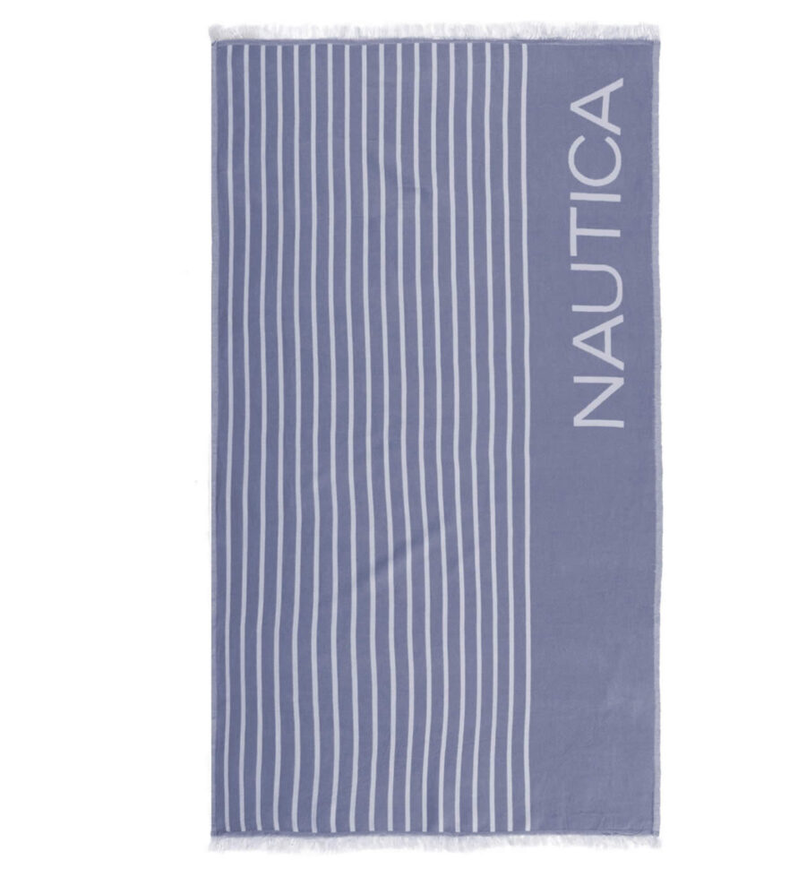 Πετσέτα Θαλάσσης/Παρεό (2 όψεων) NAUTICA STRIPE DENIM της NEF-NEF (90x170)