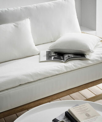 Sofa Quilt Runner Valerie 381/16 Pure White της GOFIS HOME (80x200)