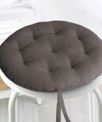 Στρογγυλό Μαξιλάρι Καρέκλας MAD της MELINEN (Φ:40cm) - BROWN/GREY