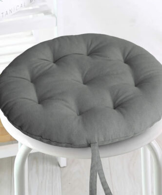 Στρογγυλό Μαξιλάρι Καρέκλας MAD της MELINEN (Φ:40cm) - OLIVE/GREY