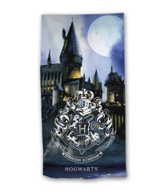 Παιδική Πετσέτα Θαλάσσης Hogwarts Μπλε της BOREA (70x140)