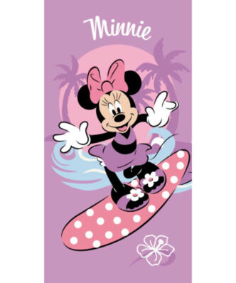 Παιδική Πετσέτα Θαλάσσης Minnie Λιλά της DISNEY/BOREA (70x140)