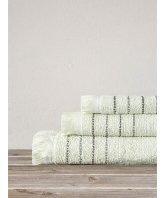 Σετ (3τμχ) Πετσέτες Μπάνιου Elite της NIMA HOME - Soft Mint