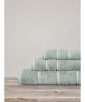 Σετ (3τμχ) Πετσέτες Μπάνιου Prestige της NIMA HOME - Mint