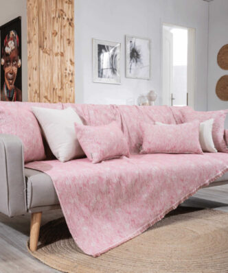 Διακοσμητική Μαξιλαροθήκη Anzio 06 Pink της TEORAN (30x50)
