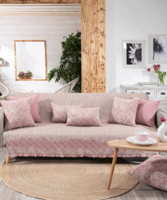 Διακοσμητική Μαξιλαροθήκη Felicia 06 Pink της TEORAN (30x50)